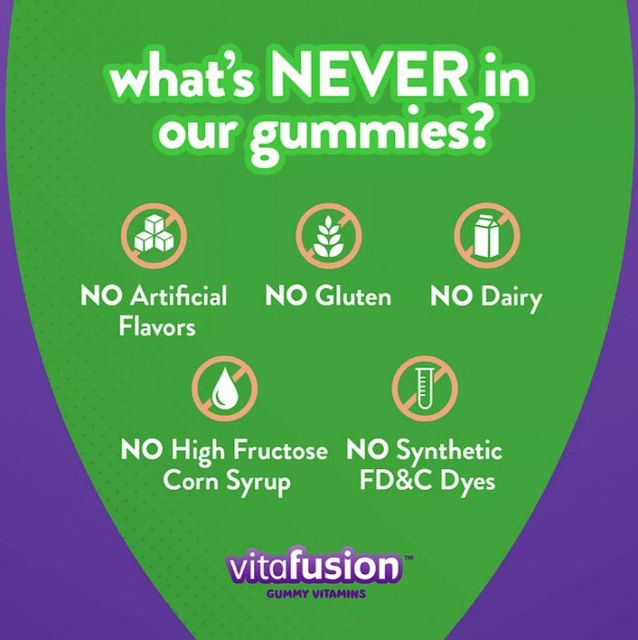 Kẹo vitamin d&agrave;nh cho nam Vitafusion Men's Multivitamin 220 vi&ecirc;n 3